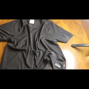 SHEER BLACK SPARKLE SHORT SLEEVE